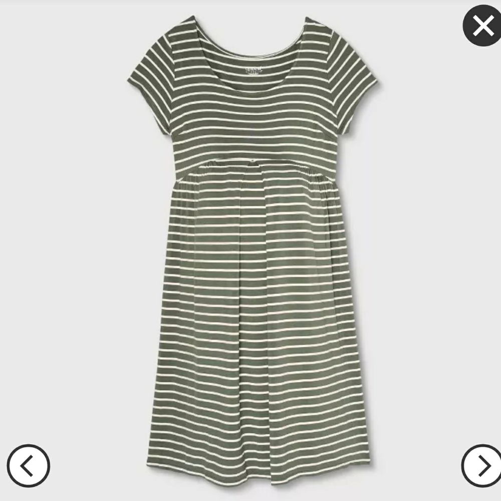 Maternity dress A line short sleeve